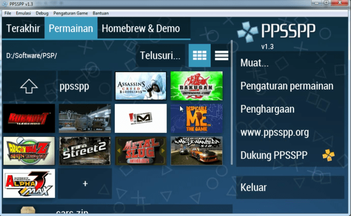 Cara memainkan game playstation di pc